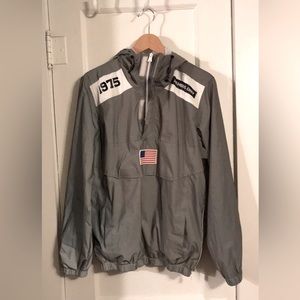 Members Only - Empyre - Astronaut Reflective Silver Jacket - Size Small